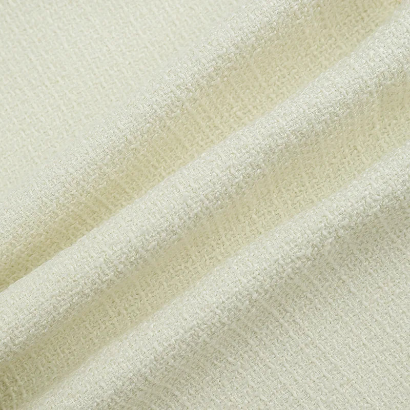 שמלת מיני סטרפלס בד ארוג + בלייזר קצר - ליאו